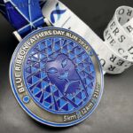 Father's Day Run Antique Silver Medals