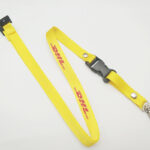Polyester DHL Logo Printed Lanyards