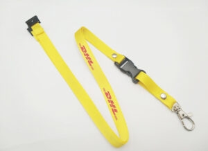 Polyester DHL Logo Printed Lanyards