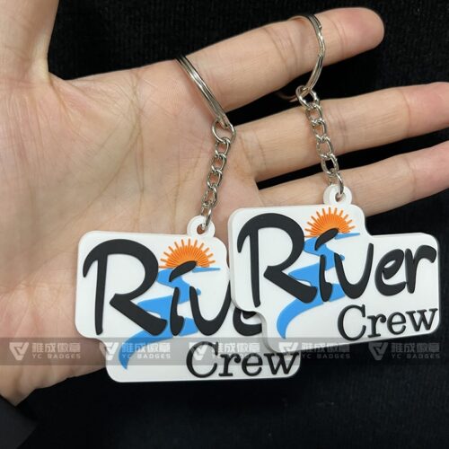 Personalized Keychain Company Logo Customized Rubber Keyring for Souvenir Promotion Personalized Keychain Company Logo Customized Rubber Keyring for Souvenir Promotion