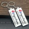 Free Art Design Customized Company Logo Souvenir Promotion PVC Keyring