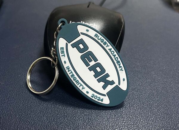 60MM 2D Pvc Keychain Customized