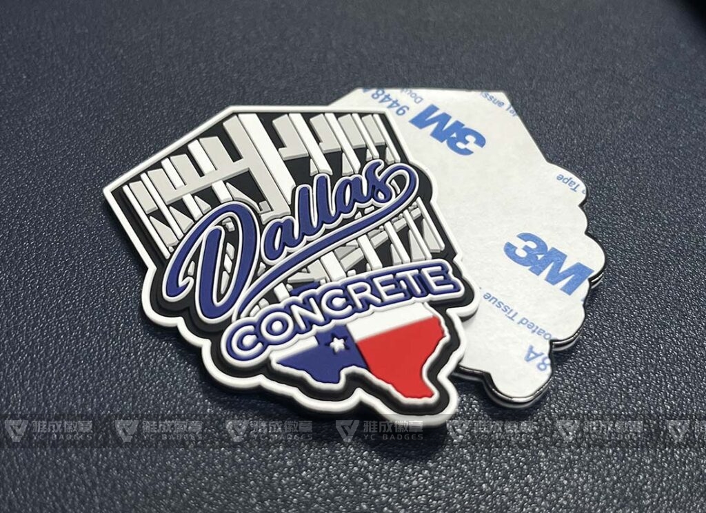 Customize Logo PVC Sticker Labels Garment Accessories Silicone Tag