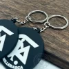 Plastic PVC Rubber Silicone Keyring