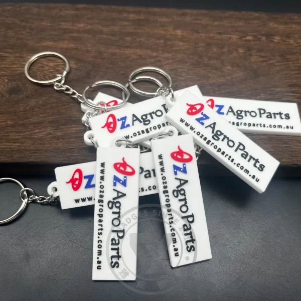 Free Art Design Customized Company Logo Souvenir Promotion PVC Keyring