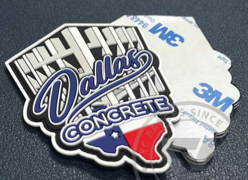 Customize Logo PVC Sticker Labels Garment Accessories Silicone Tag