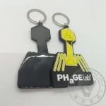 PVC Rubber Keychain Tag Personalized Customize with Own Logo Design