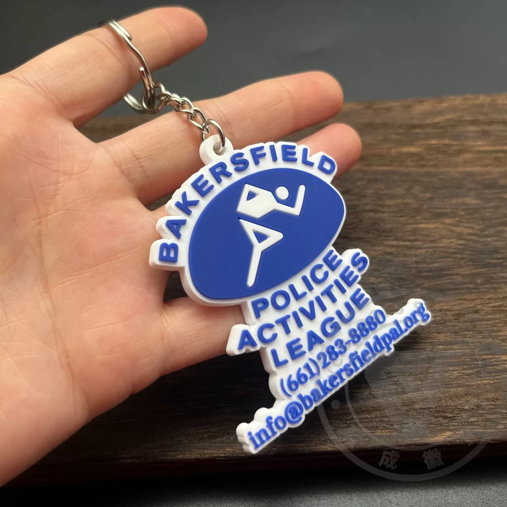 Personalized PVC Rubber Soft Keychain Customize