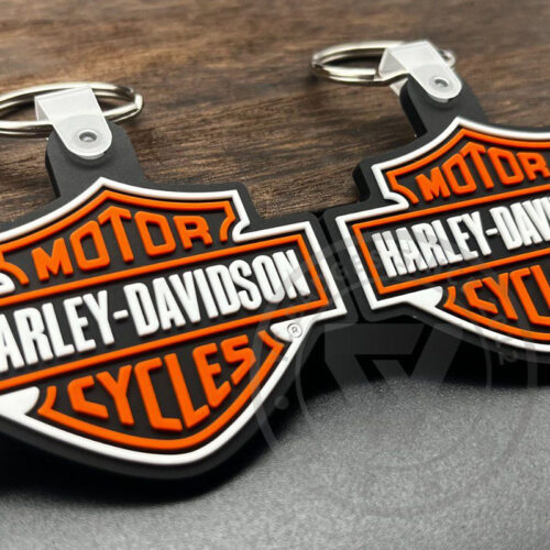 2D 3D Plastic Keychain Ring Customize with Company Logo for Advertising