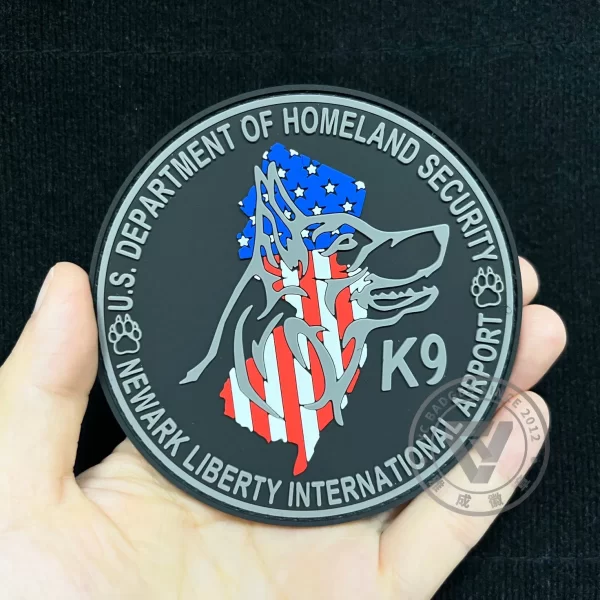3D PVC Velcro-on Patches Customize Us Newark Liberty International Airport