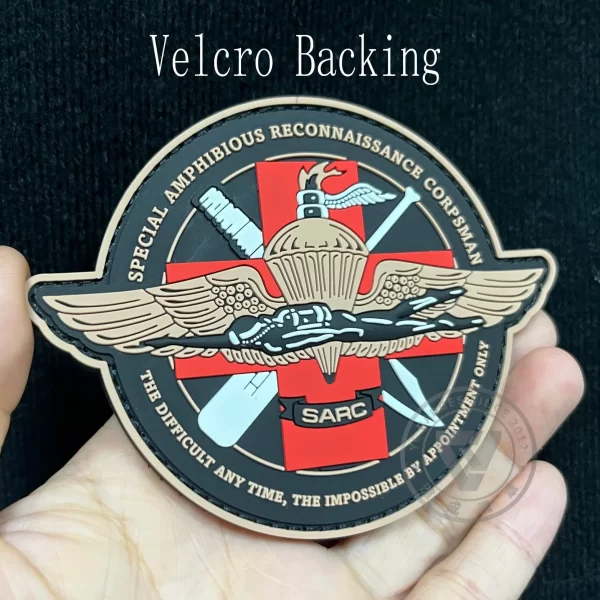 Customize Apparel Accessories Applique 3D Patches PVC Rubber Clothing Label Tag
