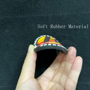Customize PVC Label Patches Garment Clothing Embossed Brand Logo Badge