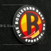 Customize PVC Label Patches Garment Clothing Embossed Brand Logo Badge