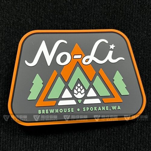 Pvc Rubber Cloth Labels with 3M Backing