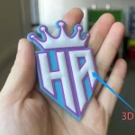 3D Craft Rubber Logo Sticker