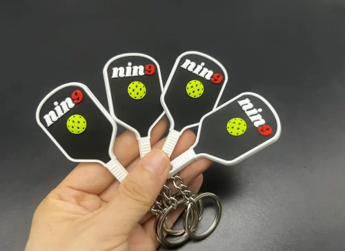 Pvc Rubber Glow in the Dark Keyring Customize