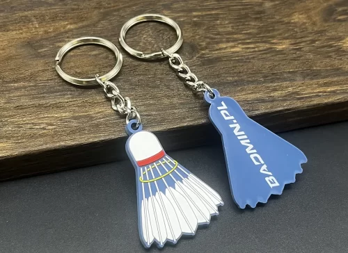 Unique Custom PVC Racket Keychains