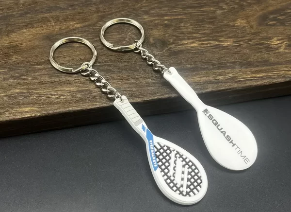 Unique Custom PVC Racket Keychains