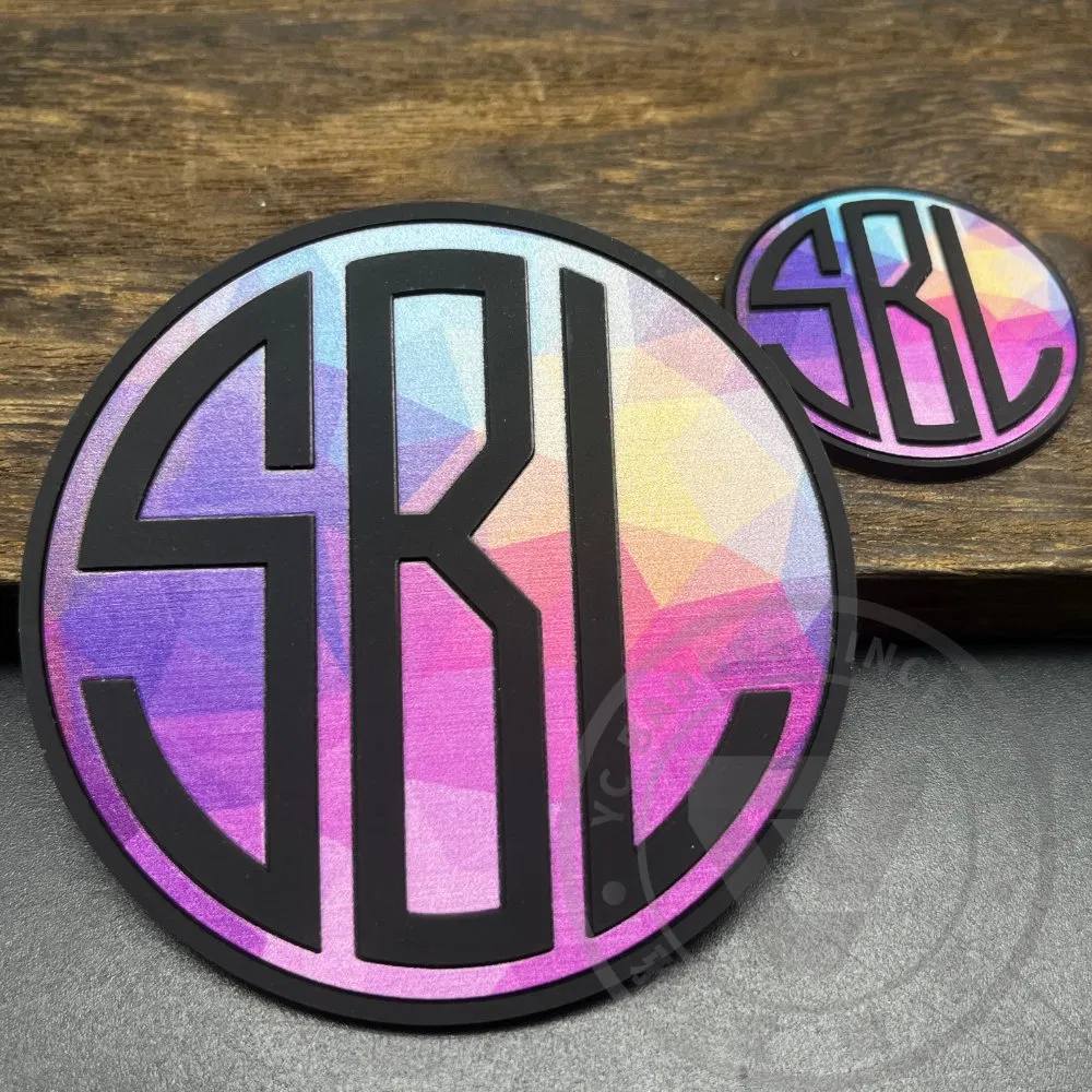 PVC Rubber Sticker Label Logo Badge Customize with Iron-on Adhesive