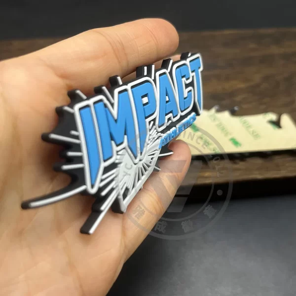 PVC Logo Sticker Tag Customize with Logo Designs