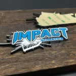 PVC Logo Sticker Tag Customize with Logo Designs