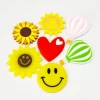 Custom Fashion Cartoon Bicycle Promotional Gift Fridge Magnet Sunflower Smiley PVC Home Decoration Refrigerator Magnet