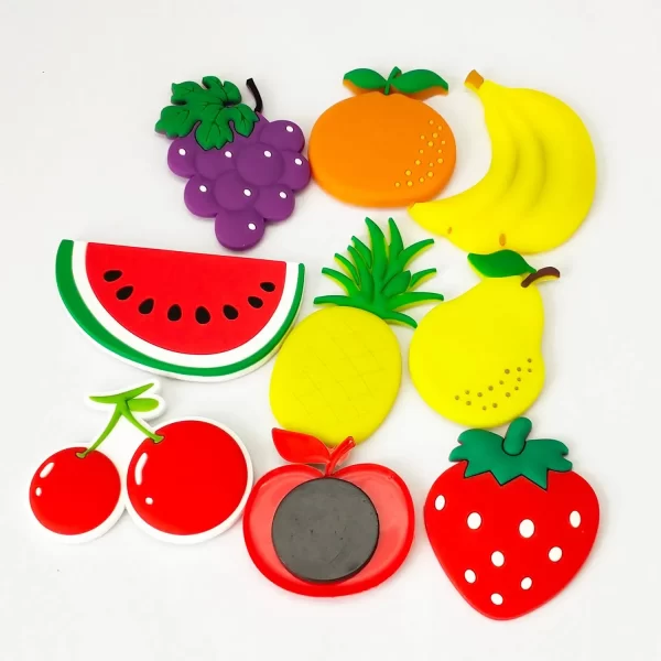 Custom Fashion Cartoon Bicycle Promotional Gift Fridge Magnet Sunflower Smiley PVC Home Decoration Refrigerator Magnet