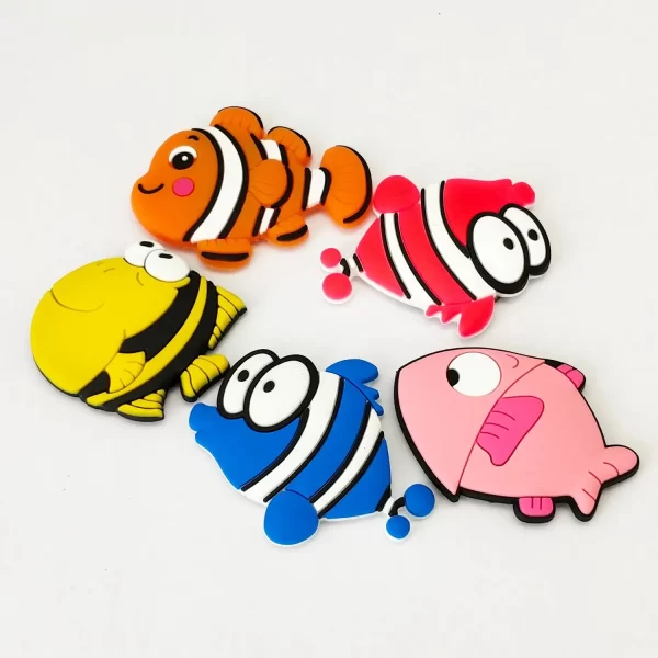 Hot Sale 2026 Fashion Cartoon Sea Turtle Fish Sea Turtle Kid Souvenir Gift Fridge Magnet 3D PVC Home Decoration Refrigerator Magnet