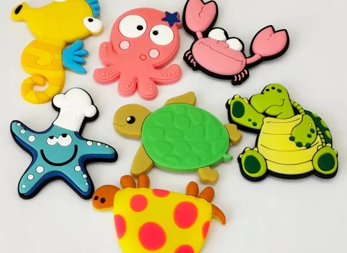 Hot Sale 2026 Fashion Cartoon Sea Turtle Fish Sea Turtle Kid Souvenir Gift Fridge Magnet 3D PVC Home Decoration Refrigerator Magnet