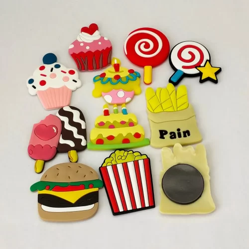 Custom Souvenir Ice Cream Magnets Graphic Card PVC Rubber Fridge Magnet for Pomotional Gift Fridge Magnets
