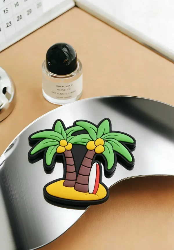 FM014-10002 Custom 3D Coconut Tree Fridge Magnet Eco Friendly Souvenir & Promotional Gift