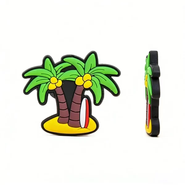 FM014-10004 Custom 3D Coconut Tree Fridge Magnet Eco Friendly Souvenir & Promotional Gift