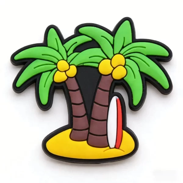 FM014-10005 Custom 3D Coconut Tree Fridge Magnet Eco Friendly Souvenir & Promotional Gift