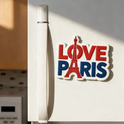 3D Eiffel Tower Fridge Magnet Eco Friendly PVC Paris Promotional Souvenir Gift