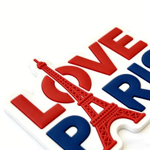 3D Eiffel Tower Fridge Magnet Eco Friendly PVC Paris Promotional Souvenir Gift