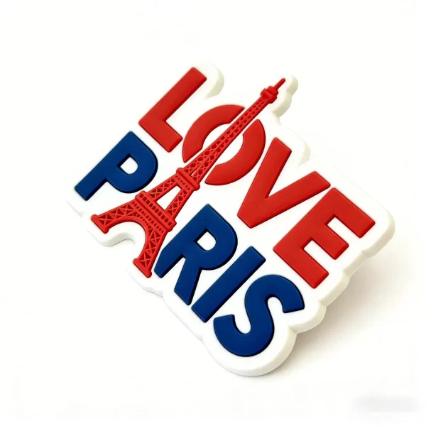 3D Eiffel Tower Fridge Magnet Eco Friendly PVC Paris Promotional Souvenir Gift