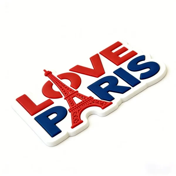 3D Eiffel Tower Fridge Magnet Eco Friendly PVC Paris Promotional Souvenir Gift