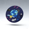 3D Planet Space Fridge Magnet Eco PVC Earth Satellite Souvenir & Promotional Gift