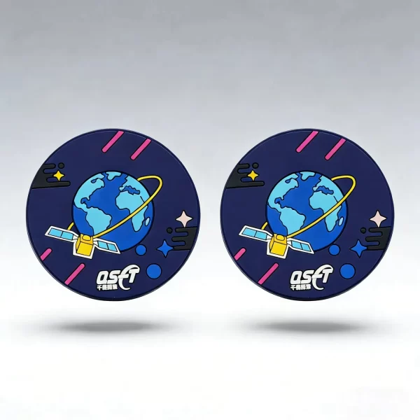 3D Planet Space Fridge Magnet Eco PVC Earth Satellite Souvenir & Promotional Gift