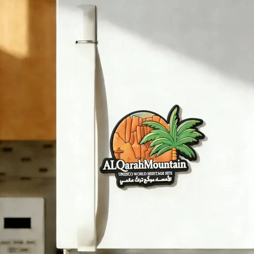 Custom 3D Alqarah Unesco Fridge Magnet PVC Promotional Heritage Gift