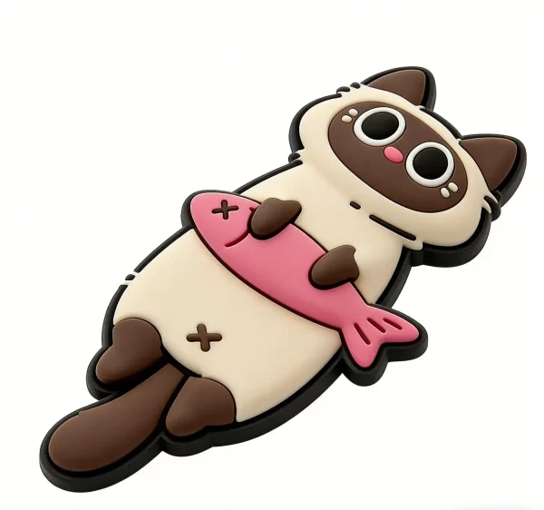 Custom 3D Cat Fish PVC Fridge Magnet Decorative Home & Office Gift Custom 3D Cat Fish PVC Fridge Magnet Decorative Home & Office Gift