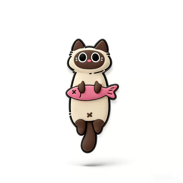 Custom 3D Cat Fish PVC Fridge Magnet Decorative Home & Office Gift Custom 3D Cat Fish PVC Fridge Magnet Decorative Home & Office Gift