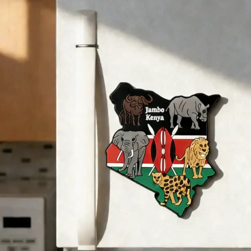 Kenya Map 3D Fridge Magnet PVC Africa Souvenir & Promotional Business Gift