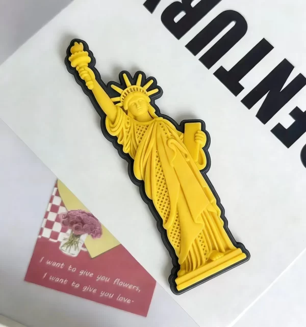 Statue of Liberty Fridge Magnet 3D Nyc Souvenir & Soft PVC Promotional Gift Statue of Liberty Fridge Magnet 3D Nyc Souvenir & Soft PVC Promotional Gift