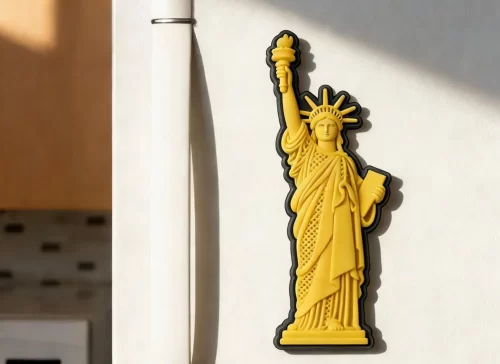 Statue of Liberty Fridge Magnet 3D Nyc Souvenir & Soft PVC Promotional Gift