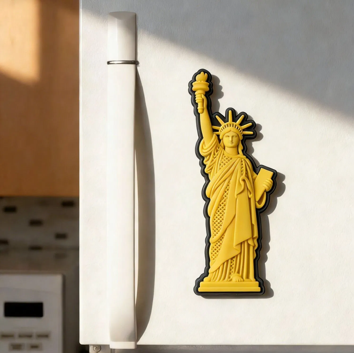 Statue of Liberty Fridge Magnet 3D Nyc Souvenir & Soft PVC Promotional Gift Statue of Liberty Fridge Magnet 3D Nyc Souvenir & Soft PVC Promotional Gift