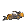 Custom 3D Wheel Loader Fridge Magnet Soft PVC Bulk Industrial Promo Gift