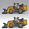 Custom 3D Wheel Loader Fridge Magnet Soft PVC Bulk Industrial Promo Gift