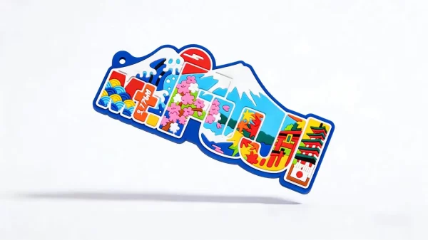 Custom 3D Japan Map Fridge Magnet Eco PVC Bulk Souvenir & Promo Gift