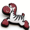 Custom Cartoon Zebra Fridge Magnet Soft PVC Bulk Safari Souvenir & Promotional Gift